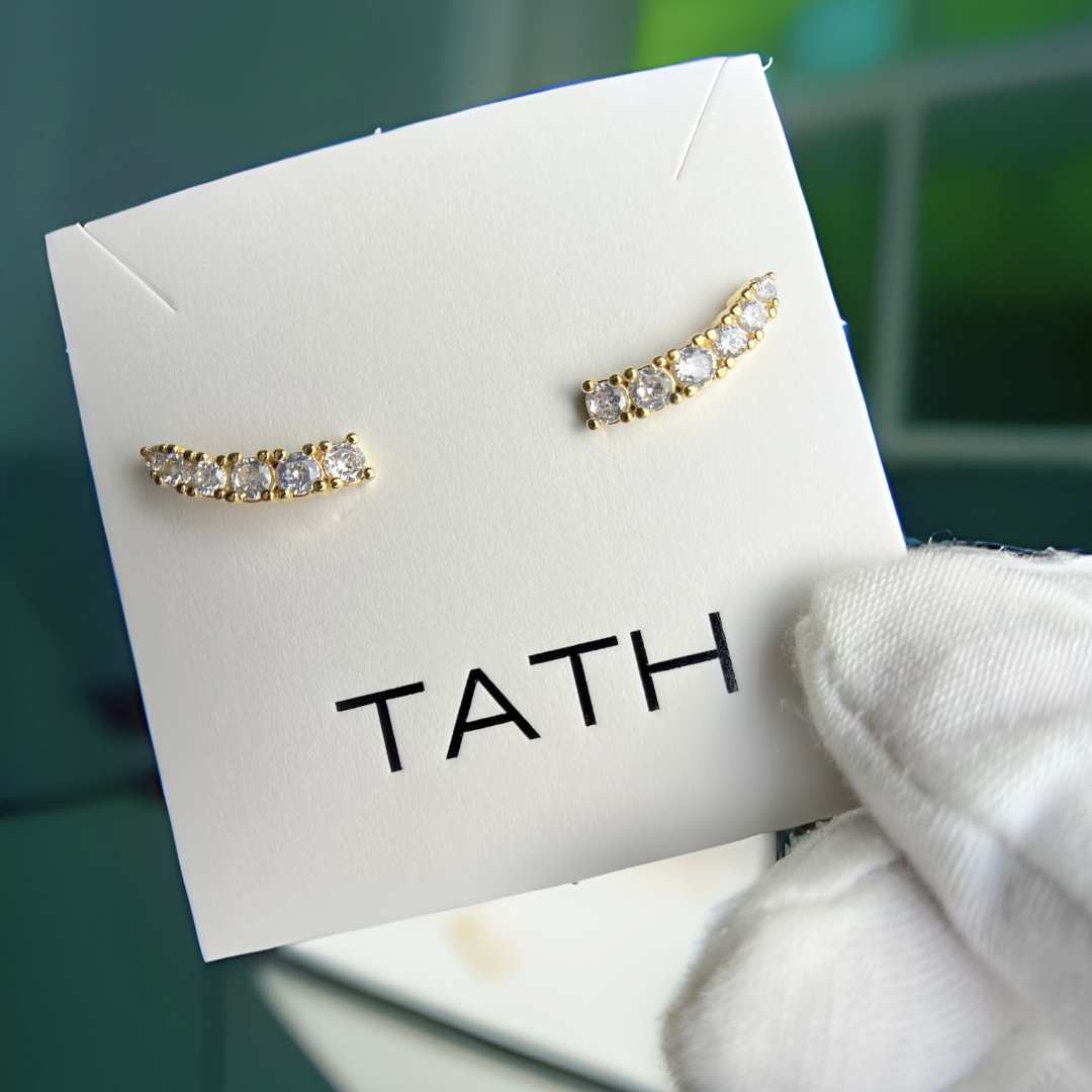 Sicilia Pave Ear Climbing Earrings
