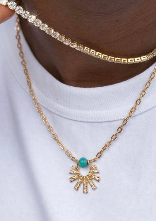 Capri turquoise Necklace - TATH CONCEPT