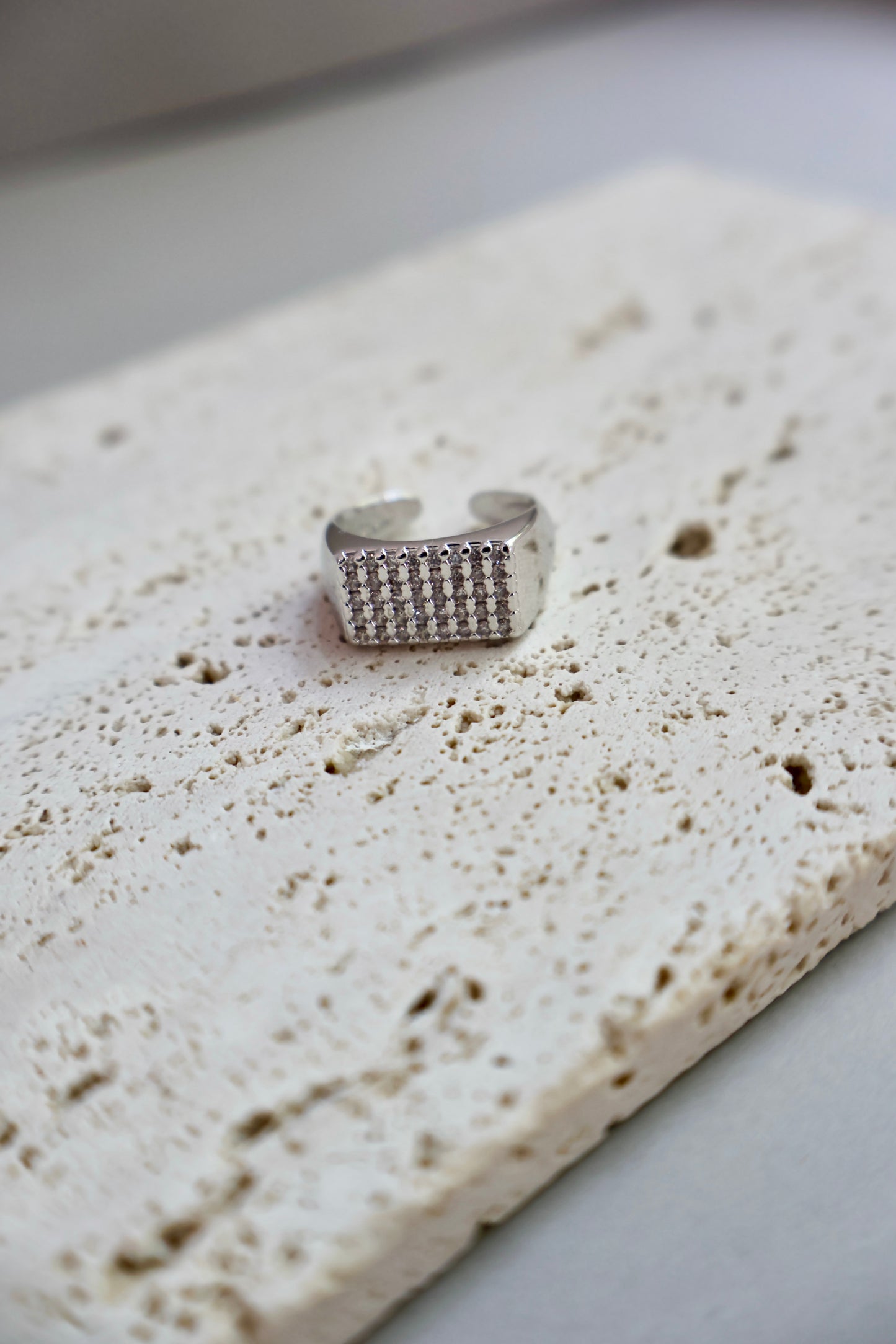 Naples Pave Pinky Ring