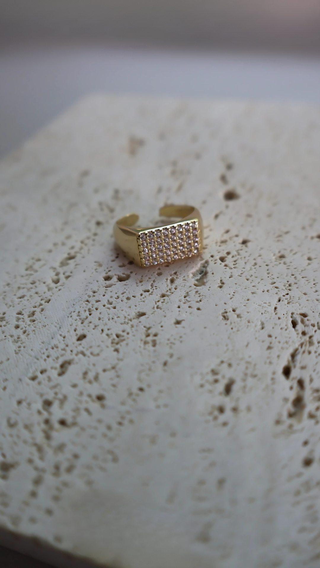 Naples Pave Pinky Ring