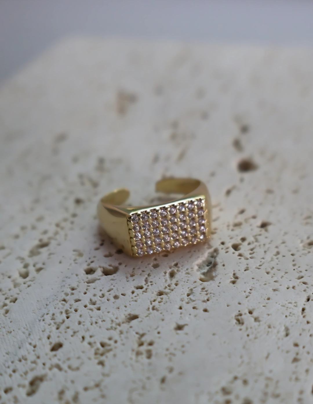 Naples Pave Pinky Ring