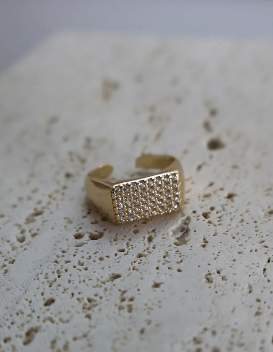 Naples Pave Pinky Ring - TATH CONCEPT