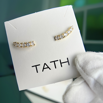 Sicilia Pave Ear Climbing Earrings
