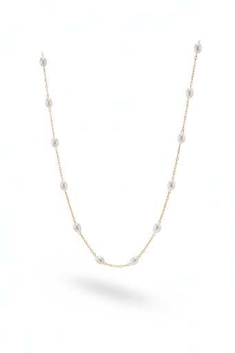 Positano Pearl Long Necklace