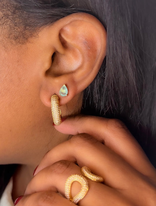 - Ester Paraiba Fusion Earrings -