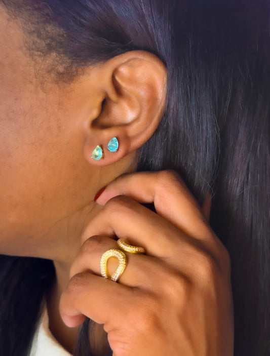 - Ester Paraiba Fusion Earrings -