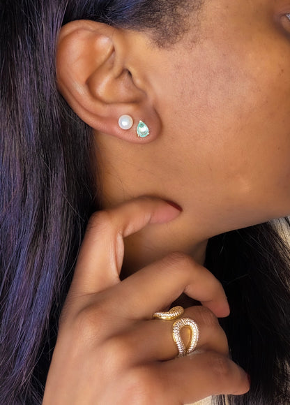 - Ester Paraiba Fusion Earrings -