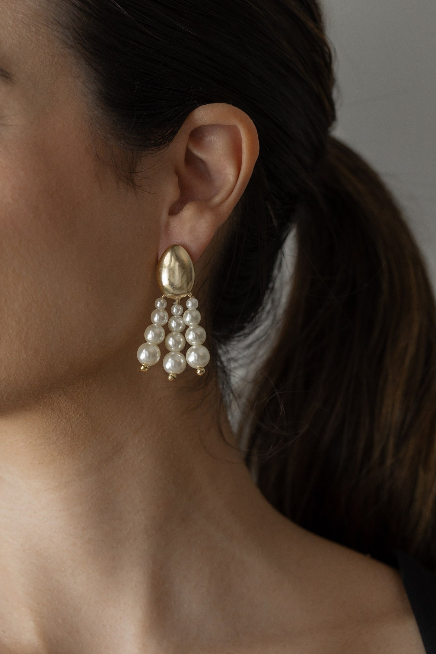 Rain of Pearls Earring