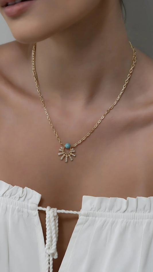 Capri turquoise Necklace