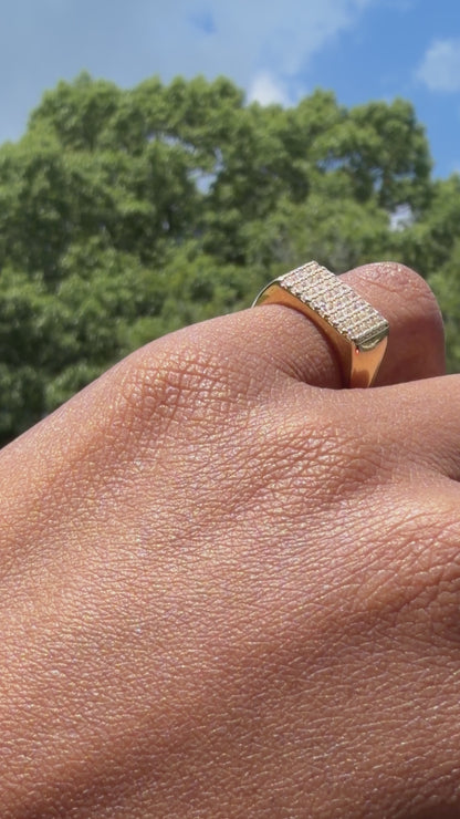 Naples Pave Pinky Ring